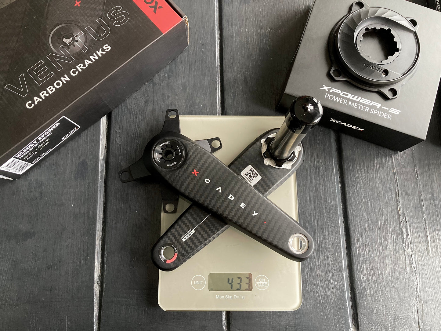 Xcadey Ventus carbon crankset non-power edition