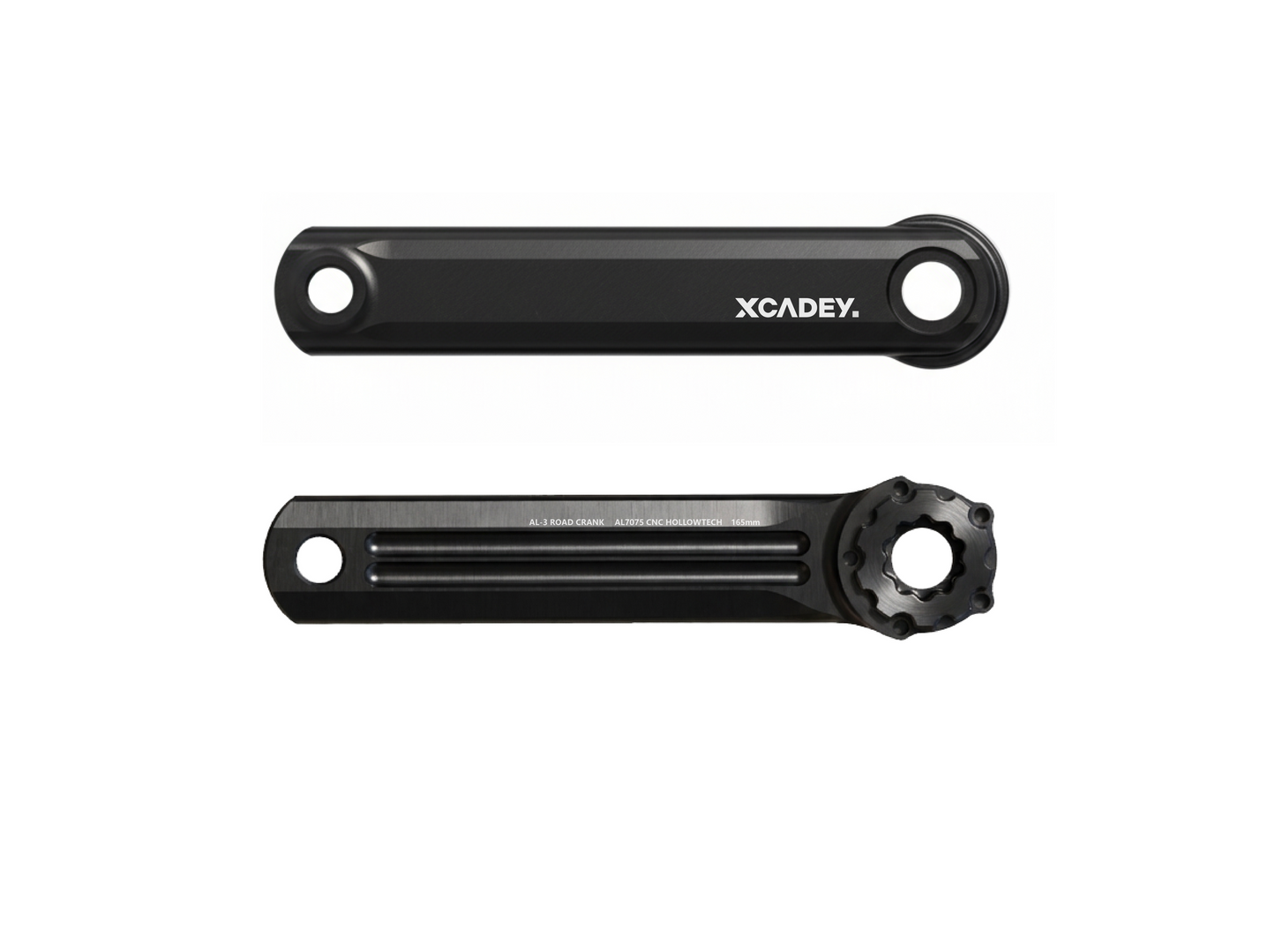 Xcadey Alu Hollowtech Crankset wo/ alu spider