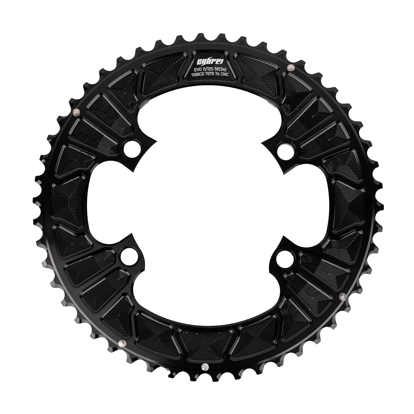Cybrei Carbon Crankset w/Alu spider and Chain rings