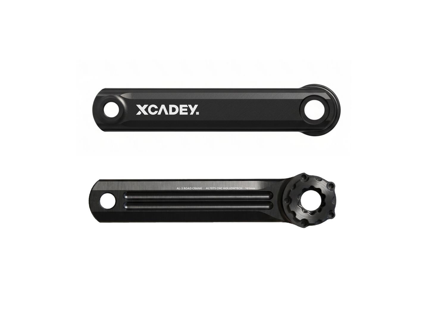 Xcadey Alu Hollowtech Crankset wo/ alu spider