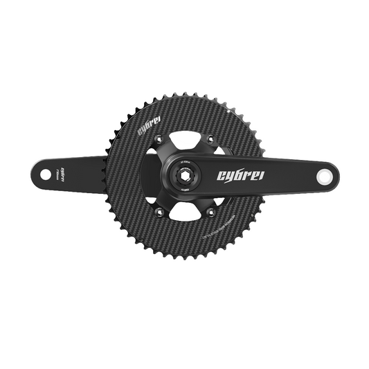 Cybrei Carbon Crank Set w/Alu spider and Carbon-Alu chain rings